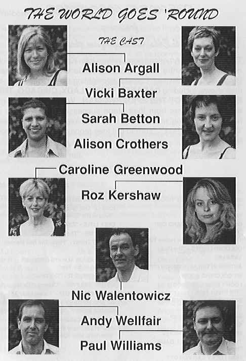THE WORLD GOES ROUND Cast